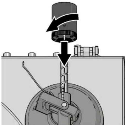 LENCO LS-700 - Attaching and adjusting the counterweight - 1