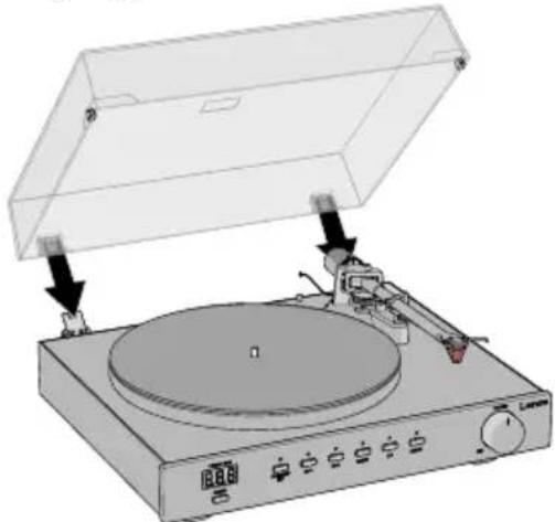 LENCO LS-700 - Montering av dammskyddet - 1
