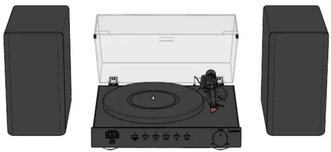 LENCO LS-700 - High power HiFi turntable - 1