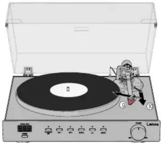 LENCO LS-700 - Een vinylplaat afspelen - 2