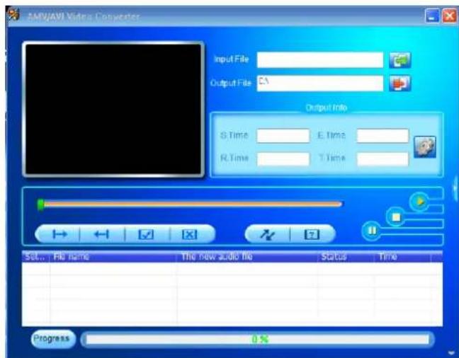 LENCO MP-208 - Convertir des fichiers vidéo en fichier AVI/AMV - 1