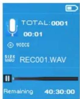 LENCO MP-208 - a. Start Voice Recording: - 1