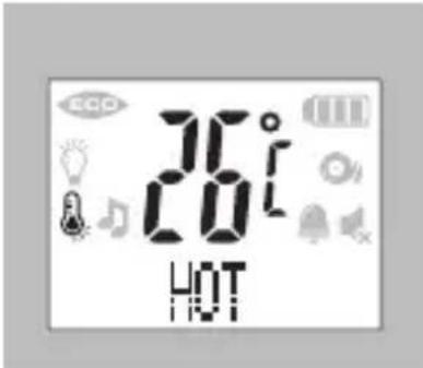 ALECTO DB-188 LUX - ROOM TEMPERATURE AND ALERT: - 4