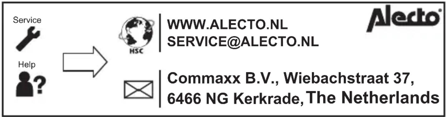 ALECTO DB-188 LUX - THE GUARANTEE EXPIRES: - 1