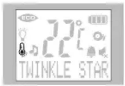 ALECTO DB-188 LUX - TEMPERATUURWEERGAVE EN ALARM: - 1