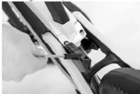 PORSCHE eBike Sport - Essieu avant et tige de selle - 3