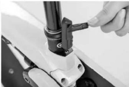 PORSCHE eBike Sport - Essieu avant et tige de selle - 4