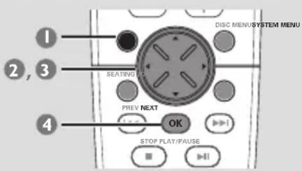 PHILIPS MX3910D - Utilisation du menu configuration - 1