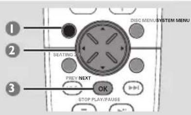 PHILIPS MX3910D - Utilisation de la barre de menu - 1