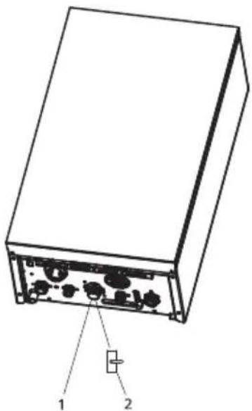 PHILIPS AquaShield AWH7307 - ■ 燃气管路的连接 - 1