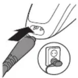 PHILIPS Multigroom QG3347 - Aufladen mit der Stromversorgungseinheit - 1