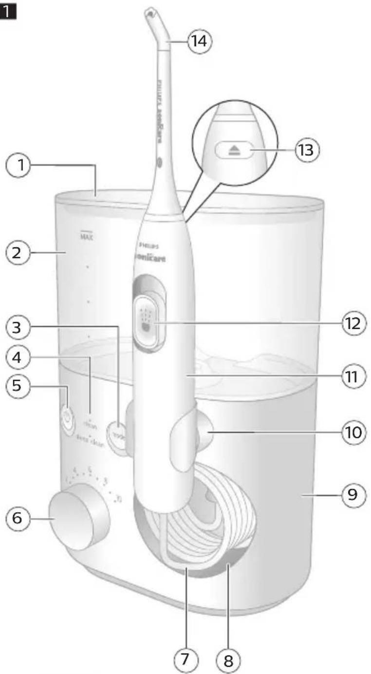 PHILIPS Sonicare Power Flosser 5000 HX3811 - 7