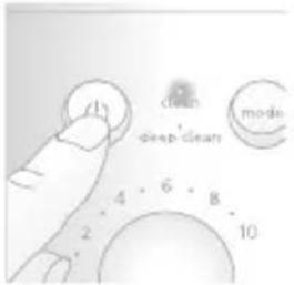 (b) clean mode deep clean 4 6 8 2 10