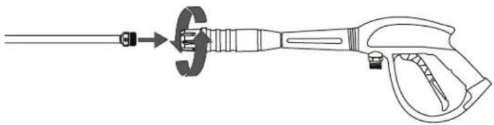 Simpson Powerwasher PW61429 - Assembler le pistolet de pulvérisation - 1