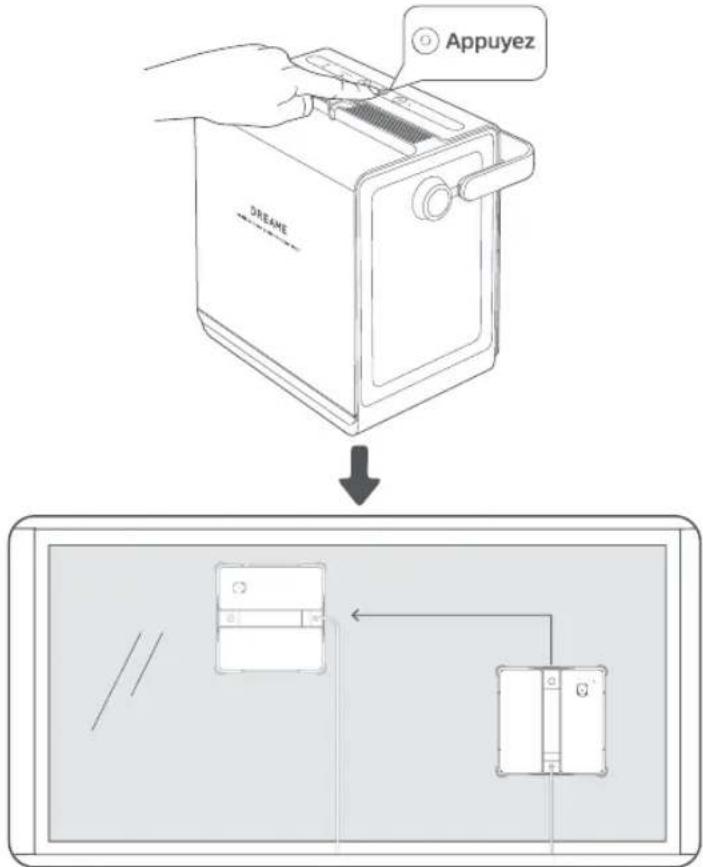DREAME C1 Station - Appuyez sur ⊙ pour activer le ventilateur. - 3