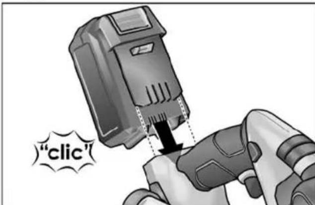 Flex CS 62 18.0-EC - Satta i/byta batteri - 1