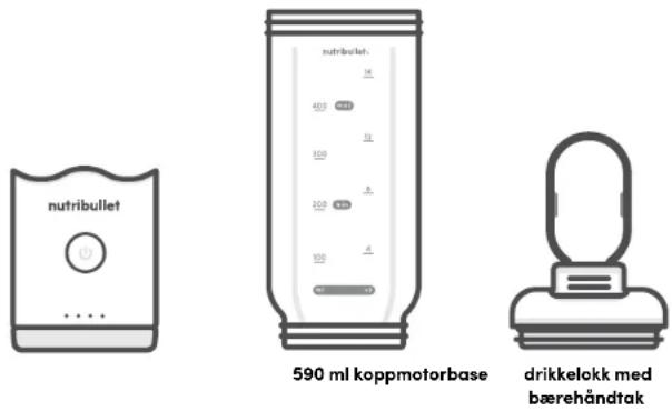 NUTRIBULLET Flex - Hva er inkludert - 1