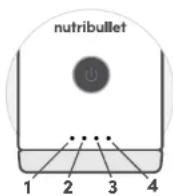 NUTRIBULLET Flex - Indicador LED de la batería - 1