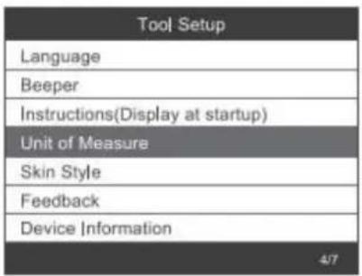 ANCEL VD700 - Unité de mesure - 1