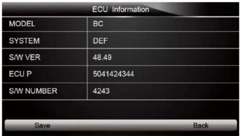 ANCEL AD610 Elite - Pour lire les informations du calculateur: - 2