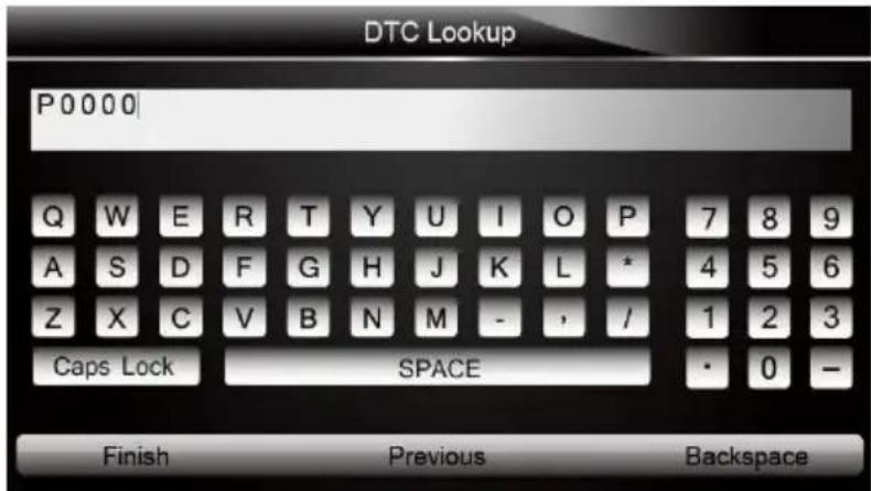 ANCEL AD610 Elite - Recherche DTC - 2