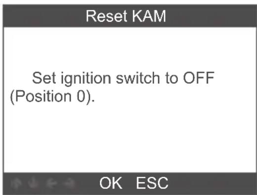 ANCEL FD700 - Reset PCM KAM - 3