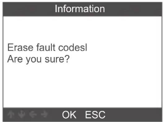 ANCEL FD700 - Erase Fault Codes - 1