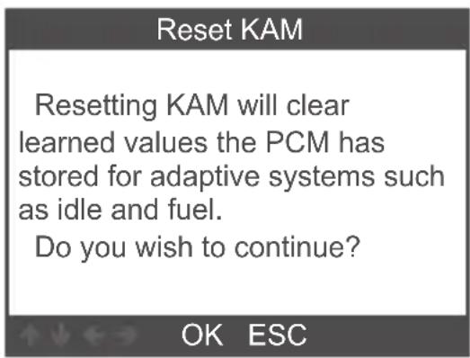 ANCEL FD700 - Reset PCM KAM - 1
