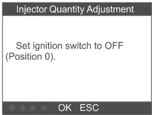 ANCEL FD700 - Injector Quantity Adjustment - 4