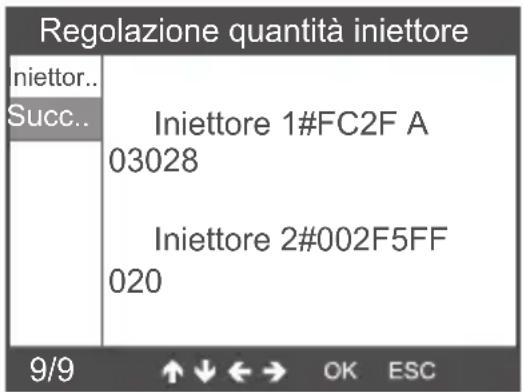 ANCEL FD700 - Regolazione della quantità dell'iniettore - 1