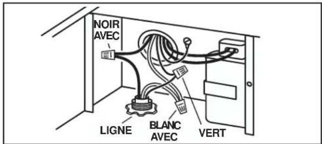 NOIR AVEC LIGNE BLANC AVEC VERT