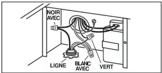 NOIR AVEC LIGNE BLANC AVEC VERT