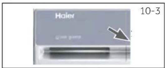 HAIER HD90-A367U1 - Ausleeren des Wasserbehälters - 1