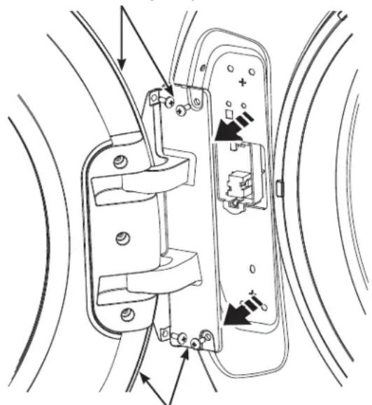 GE GFW350SPY - ① RETIREZ L'ASSEMBLAGE DE PORTE - 1