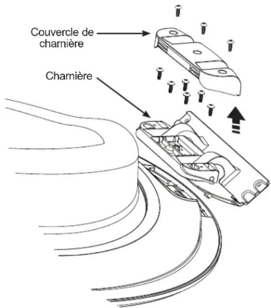 GE GFW350SPY - ② RETIREZ LA CHARNIÈRE DE PORTE - 1