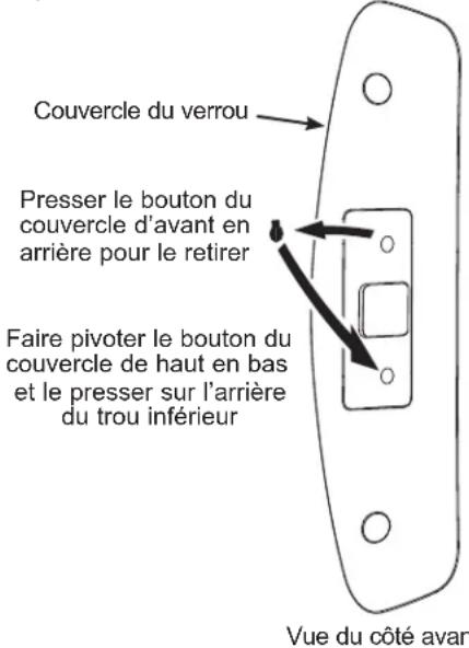 GE GFW350SPY - ⑦ RETIREZ L'ASSEMBLAGE DE VERROU ET INSTALLEZ-LE SUR LE CÔTÉ OPPOSÉ DE LA LAVEUSE (SUITE) - 1