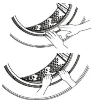 GE GFW350SPY - Door Gasket - 1