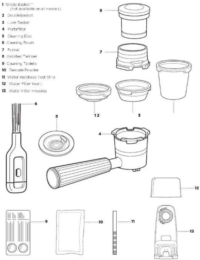 NINJA Luxe Café Premier ES601 - ACCESSORIES - 1