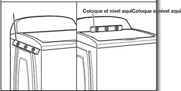 MAYTAG MTW7205RW - Nivelación de la lavadora - 1