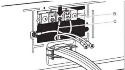MAYTAG MED5605RU - Connect neutral wire - 1