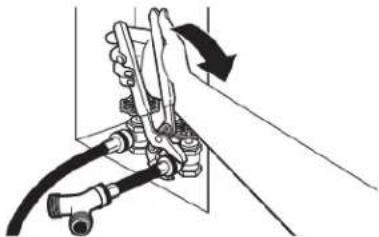 MAYTAG MED5605RU - Tighten couplings - 1