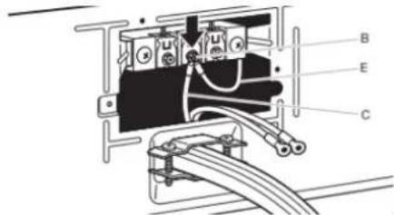 MAYTAG MED5605RU - Connecter le conducteur neutre et le conducteur neutre - 1