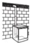 MAYTAG MED5605RU - Brides de fixation : - 3