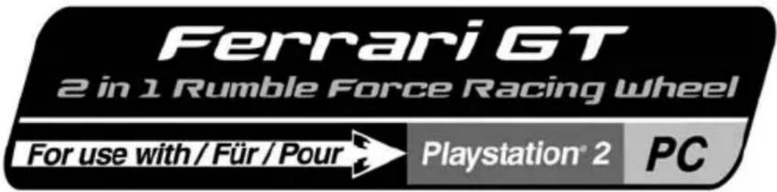 THRUSTMASTER Ferrari GT 2-in-1 Rumble Force - FUNCIONES AVANZADAS EN PLAYSTATION 2 - 1