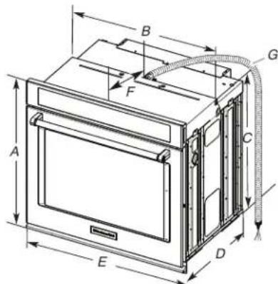 KITCHENAID KOES730SJP - Requisitos deubicacion - 1