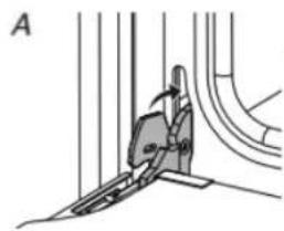 KITCHENAID KOES730SJP - Vuelva a colocar las puertas del horno - 4