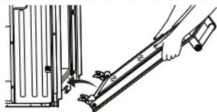 KITCHENAID KOES730SJP - Vuelva a colocar las puertas del horno - 2