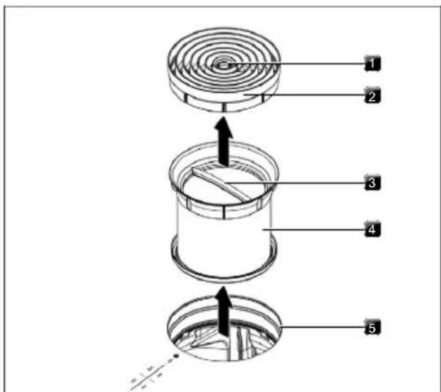 KITCHENAID KCID936SBL - Limpieza de la tobera de entrada y del filtro de grasa de acero inoxidable - 1