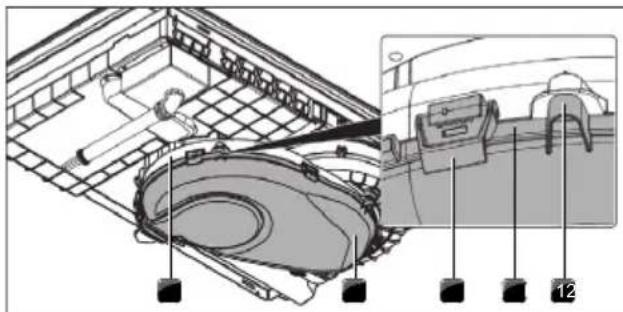 KITCHENAID KCID936SBL - Apertura de la carcasa de conducción del aire - 1