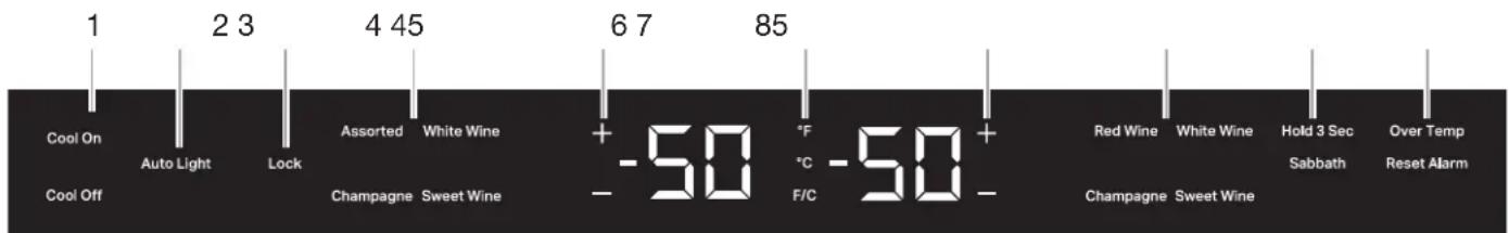 KITCHENAID KUWR324SSB - Controls - 1
